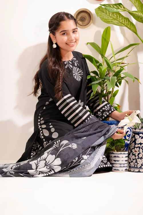 Best Cotton Printed 3 Pc Suit - Wear Ochre -