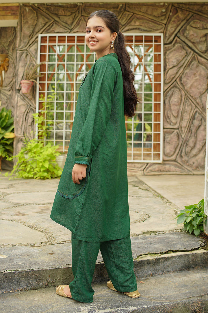 Cotton Karandi 2 Pc Suit - Wear Ochre