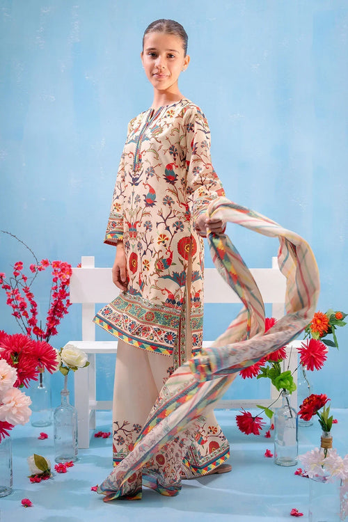 Best Swiss Lawn Digital Printed 3 Pc Suit - Wear Ochre -