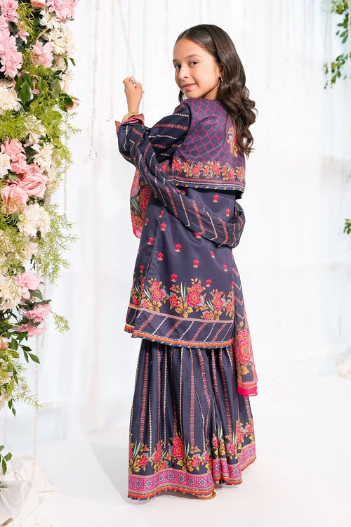 Best Herringbone Digital Printed 3 Pc Suit - Wear Ochre -