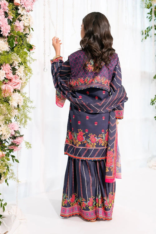 Best Herringbone Digital Printed 3 Pc Suit - Wear Ochre -
