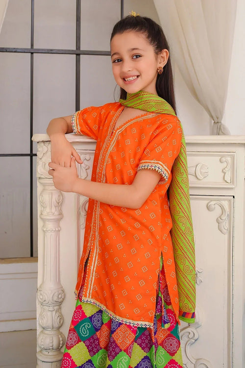 Best Swiss Lawn Digital Printed 3 Pc Suit - Wear Ochre -