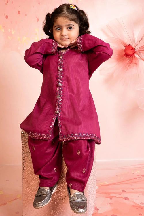 Best Cotton Embroidered 3 Pc Suit - Wear Ochre -