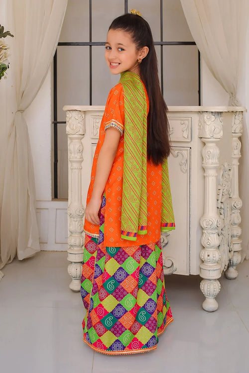 Best Swiss Lawn Digital Printed 3 Pc Suit - Wear Ochre -