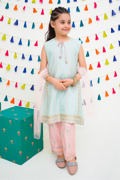 Cotton Silk Printed 3 Pc Suit