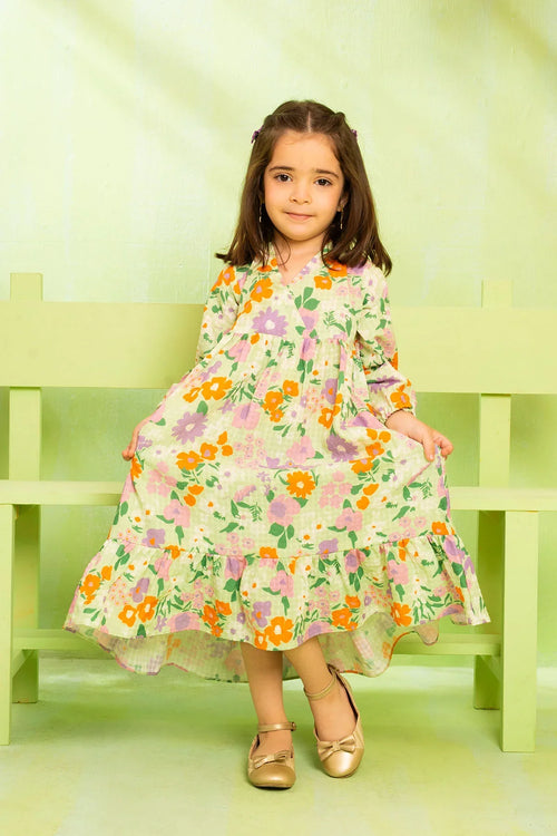 Best Printed Georgette Dress - Wear Ochre -