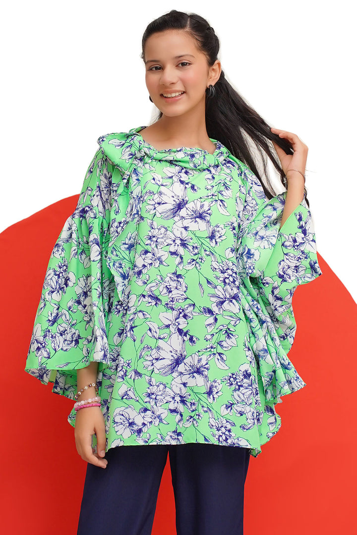 Printed Georgette 2 Pc Suit - Wear Ochre