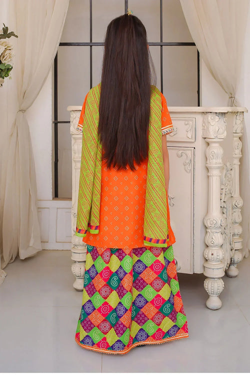 Best Swiss Lawn Digital Printed 3 Pc Suit - Wear Ochre -