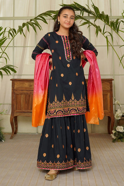 Cotton Printed 3 Pc Suit