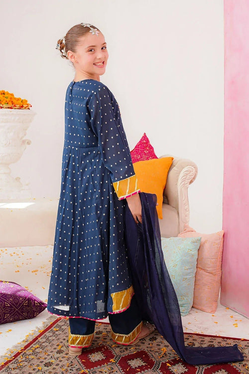 Best Cotton Jacquard Hand Adda Work 3 Pc Suit - Wear Ochre -