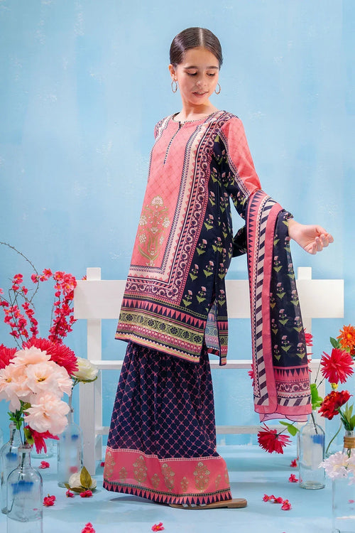 Best Swiss Lawn Digital Printed 3 Pc Suit - Wear Ochre -