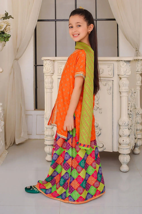 Best Swiss Lawn Digital Printed 3 Pc Suit - Wear Ochre -