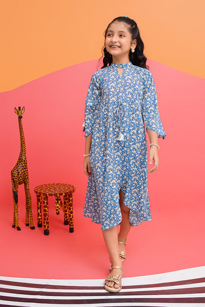 Printed Georgette Full Length Dress