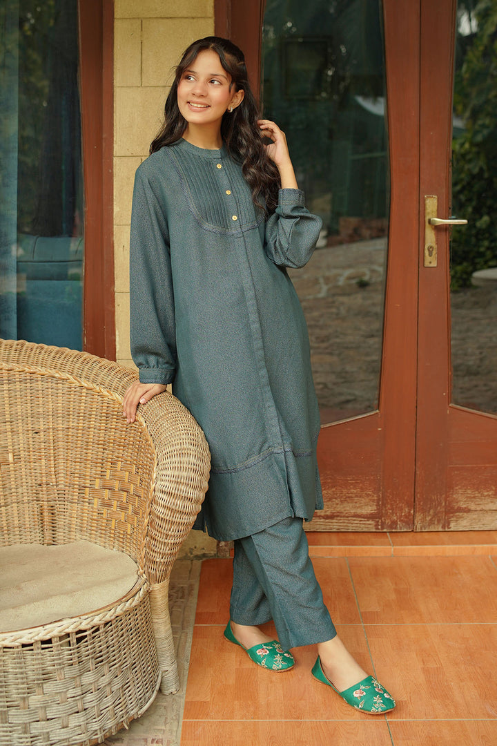 Cotton Karandi 2 Pc Suit - Wear Ochre