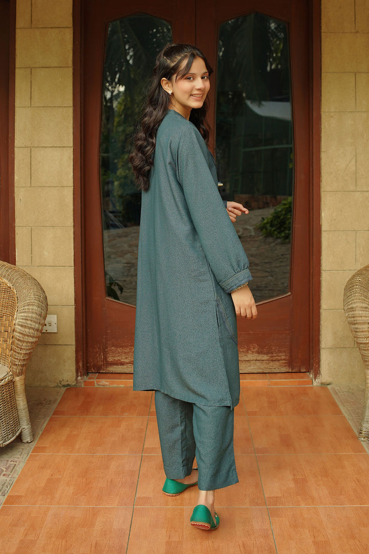 Cotton Karandi 2 Pc Suit - Wear Ochre