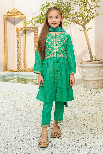 Multi Yarn Cotton Hand Adda Work 3 Pc Suit
