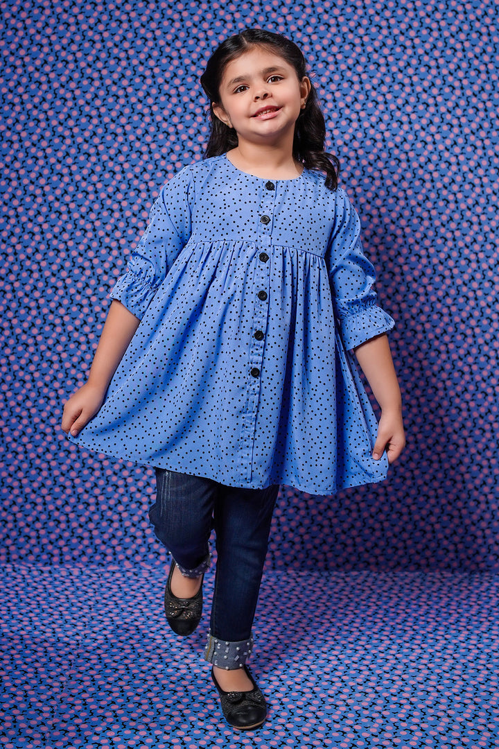 Printed Georgette Top - Wear Ochre