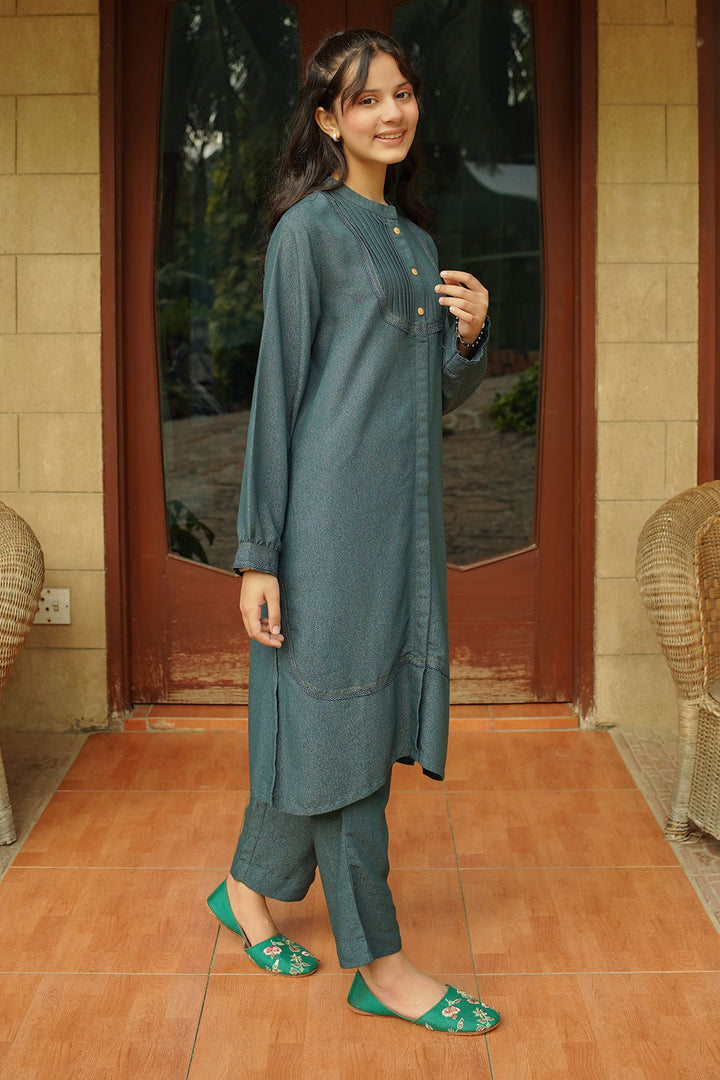 Cotton Karandi 2 Pc Suit - Wear Ochre