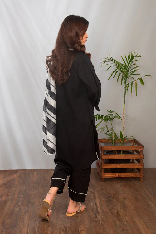 Best Cotton 3 Pc Suit - Wear Ochre -