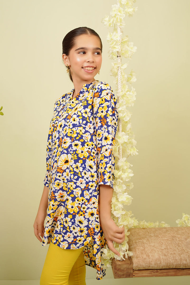 Boski Linen Printed Kurta - Wear Ochre