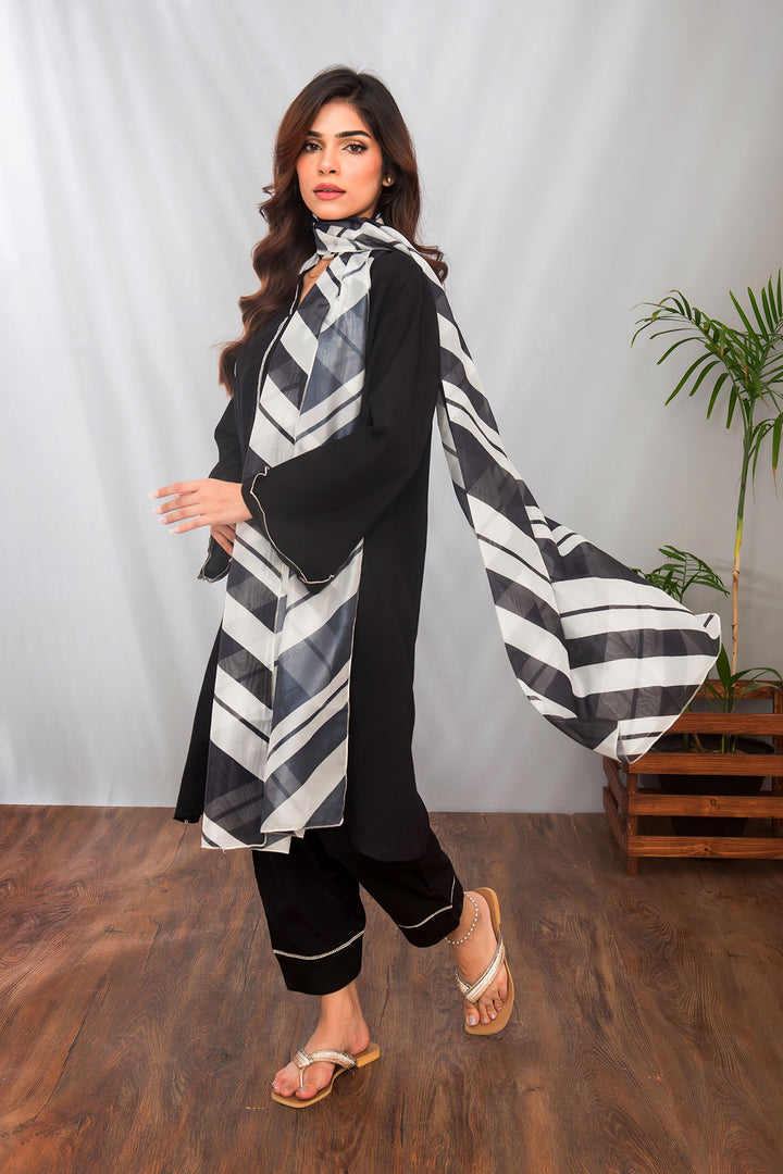 Cotton 3 Pc Suit - Wear Ochre