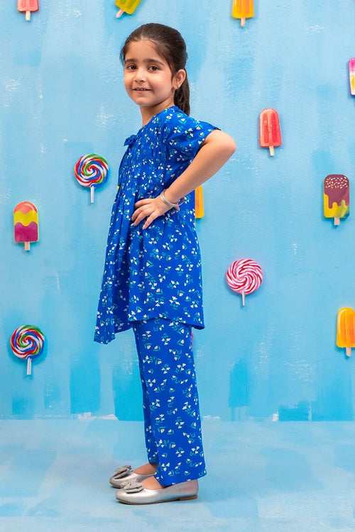 Best Printed Boski Linen 2 Pc Suit - Wear Ochre -
