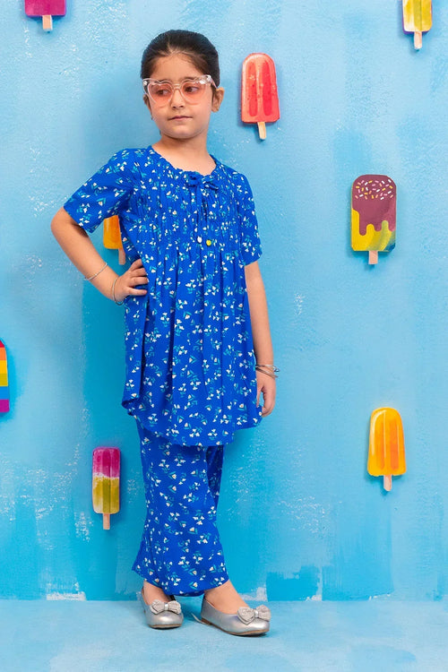 Best Printed Boski Linen 2 Pc Suit - Wear Ochre -