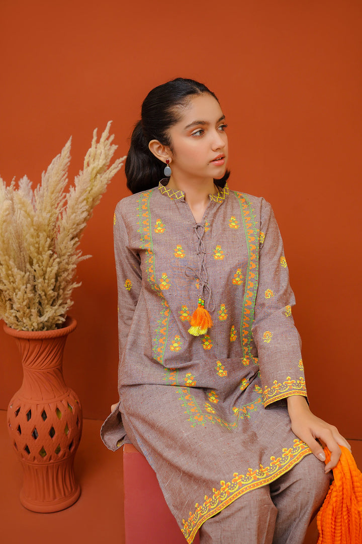 Cotton Chambray Printed Co-ords - Wear Ochre