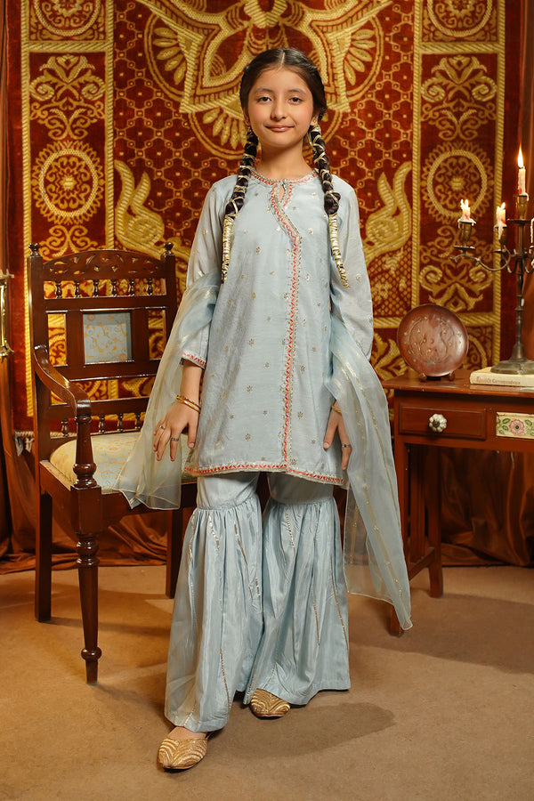 Cotton Silk Embroidered 3 Pc Suit