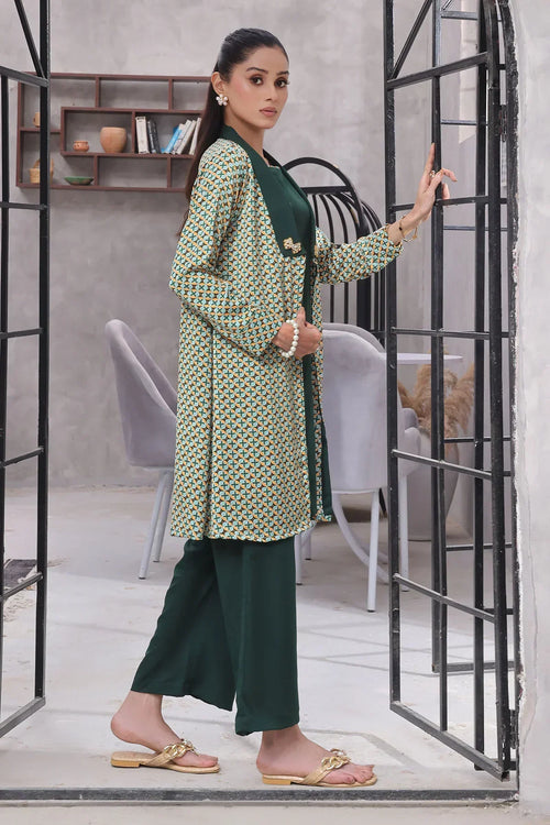 Best Women's Printed Georgette Women's 2 Pc Suit - Wear Ochre -