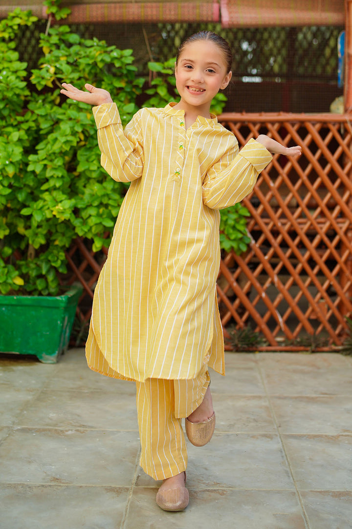 Chambray Cotton 2 Pc Suit - Wear Ochre