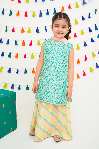 Cotton Silk Embroidered 3 Pc Suit