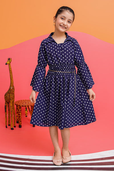 Printed Georgette Midi Dress