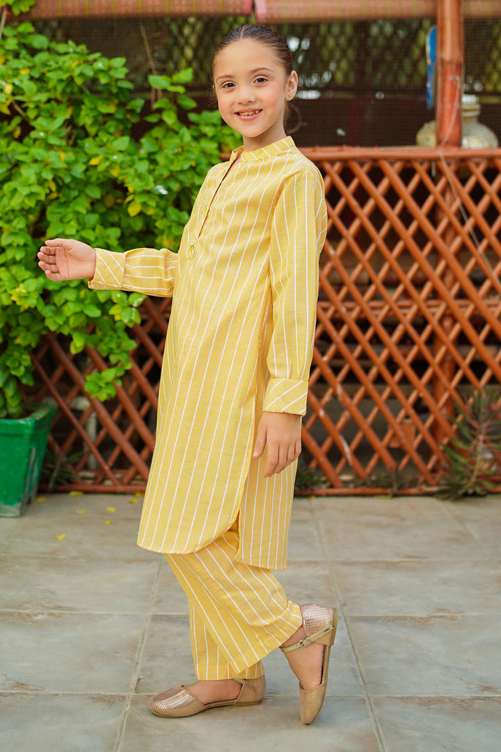 Chambray Cotton 2 Pc Suit - Wear Ochre