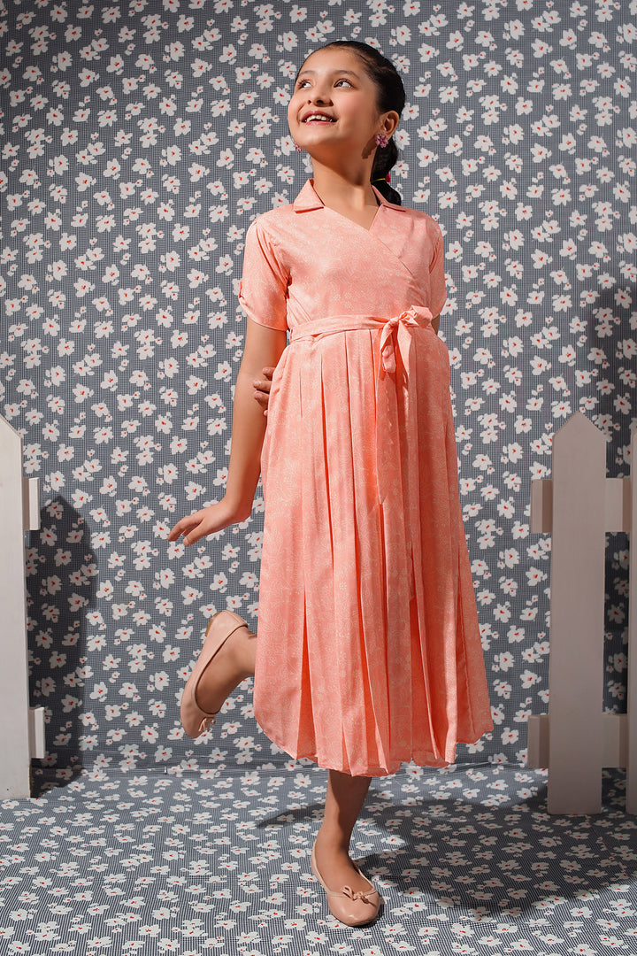Malai Crepe Digital Printed Dress - Wear Ochre