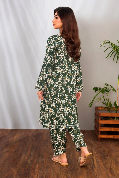 Best Swiss Lawn Digital Printed 2 Pc Suit - Wear Ochre -