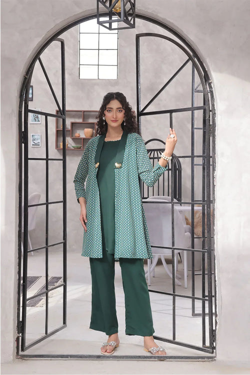Best Women's Printed Georgette Women's 2 Pc Suit - Wear Ochre -