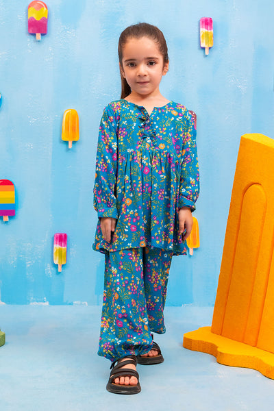 Printed Boski Linen 2 Pc Suit