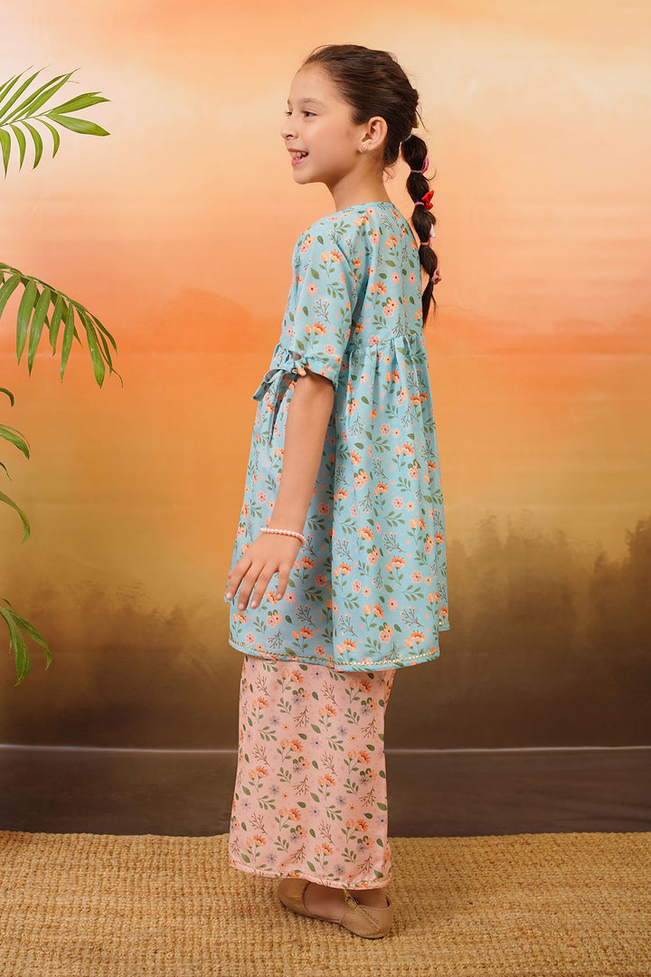 Swiss Lawn Digital Printed 2 Pc Suit - Wear Ochre