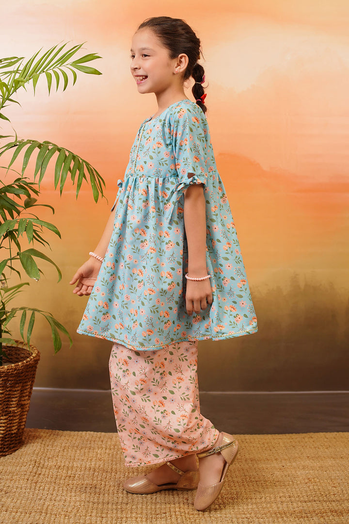 Swiss Lawn Digital Printed 2 Pc Suit - Wear Ochre