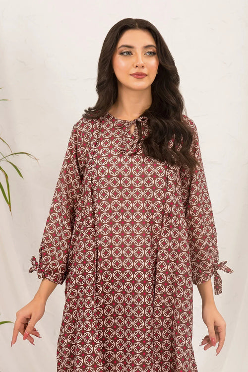 Best Swiss Lawn Digital Printed 2 Pc Suit - Wear Ochre -