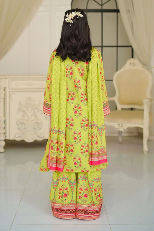 Best Swiss Lawn Digital Printed 3 Pc Suit - Wear Ochre -