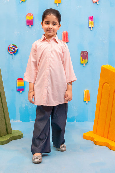 Pin Stripes Cotton 2 Pc Suit
