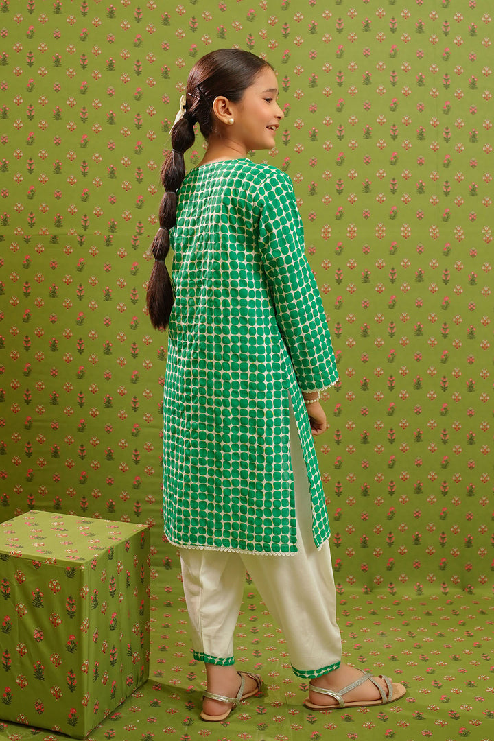 Swiss Lawn Printed 2 Pc Suit - Wear Ochre