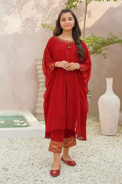 Chiffon Hand Adda Work 2 Pc Suit