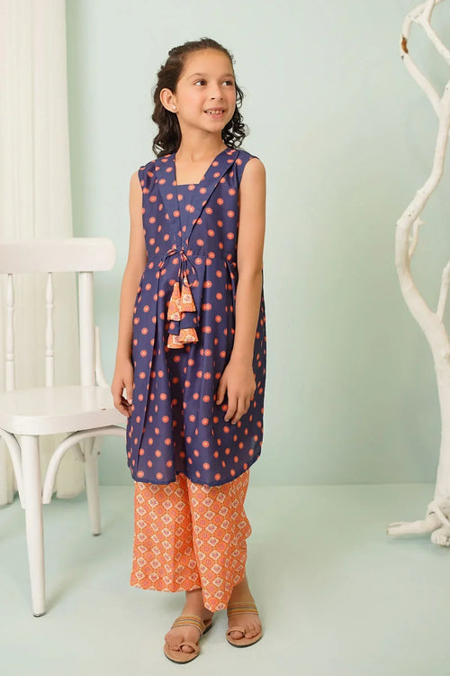 Poly Lawn Digital Printed 2 Pc Suit - Wear Ochre