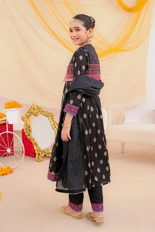 Best Cotton Jacquard 3 Pc Suit - Wear Ochre -