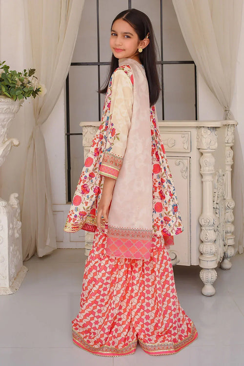 Best Swiss Lawn Digital Printed 3 Pc Suit - Wear Ochre -