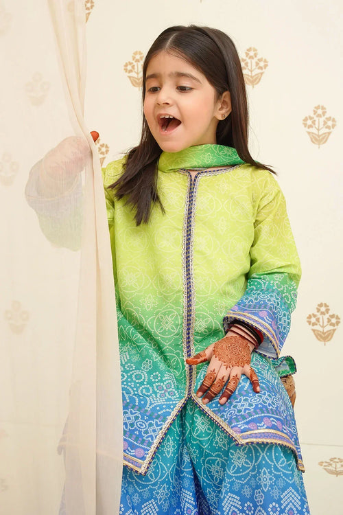 Best Swiss Lawn Digital Printed 3 Pc Suit - Wear Ochre -