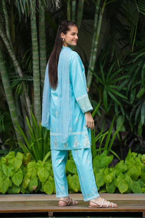 Best Cotton Printed 3 Pc Suit - Wear Ochre -